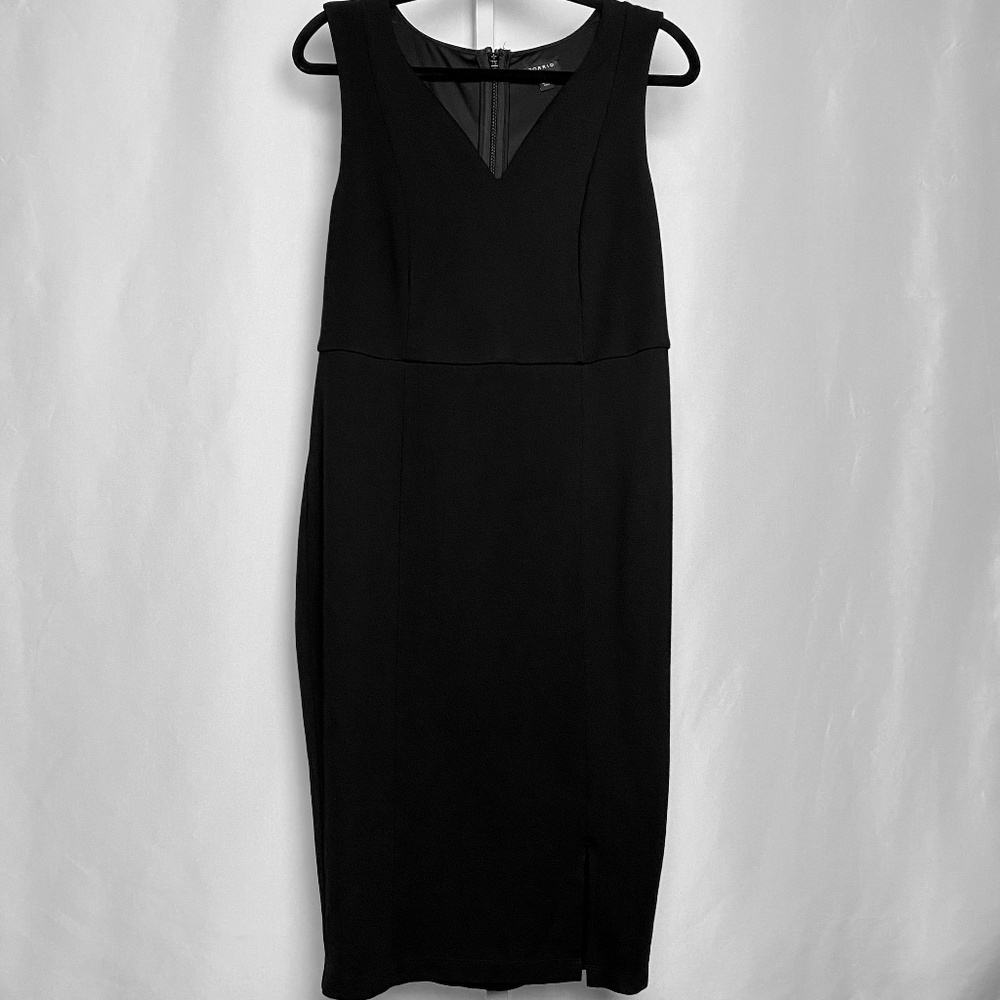Torrid Womenʻs Premium Ponte Black Sleeveless Sheath Midi Dress Size 10